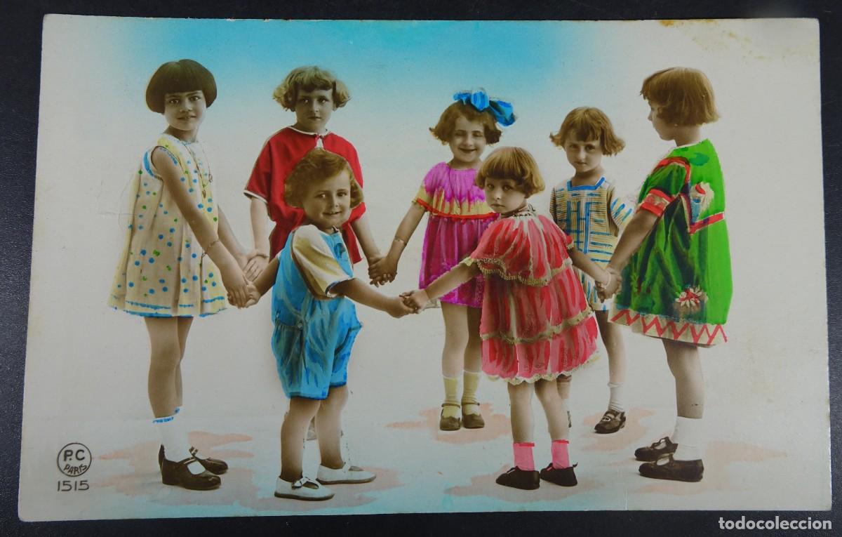 Postales: TARJETA POSTAL COLOREADA CPA, NI&Ntilde;AS , VER FOTOS