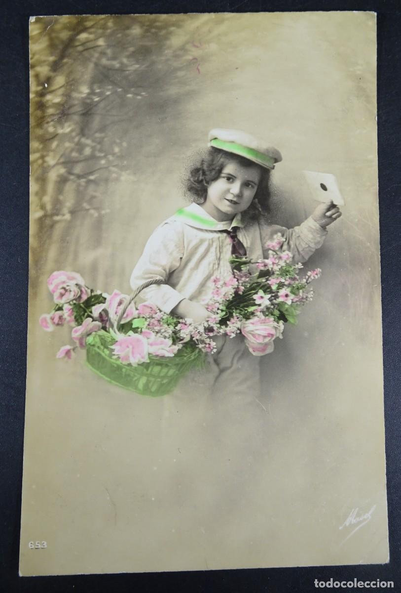 Postales: TARJETA POSTAL COLOREADA CPA, NI&Ntilde;A , VER FOTOS