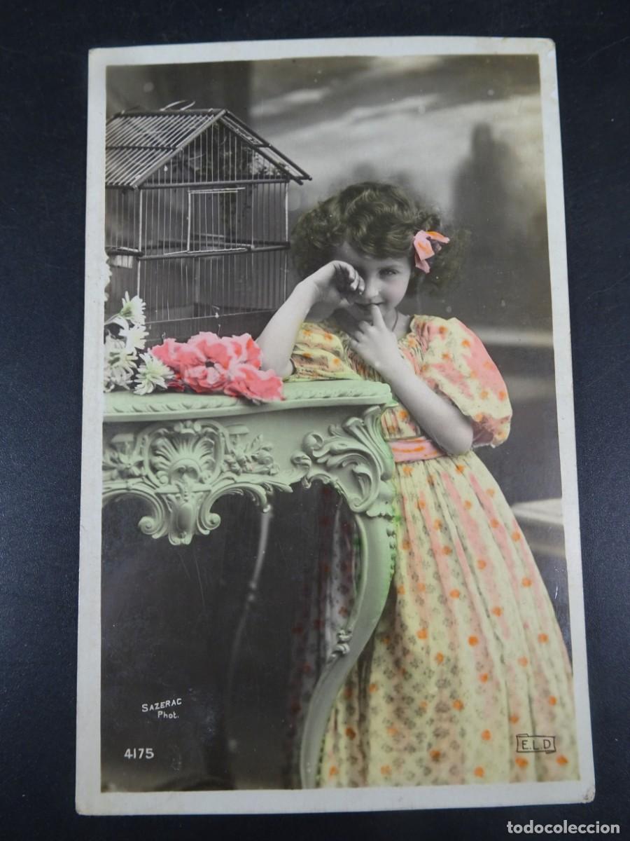 Postales: TARJETA POSTAL COLOREADA, CPA, NI&Ntilde;A , VER FOTOS