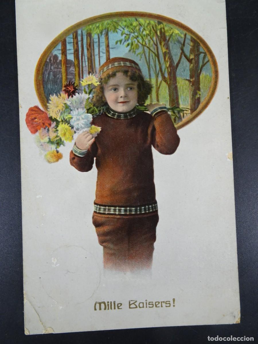 Postales: TARJETA POSTAL COLOREADA CPA, NI&Ntilde;A, VER FOTOS