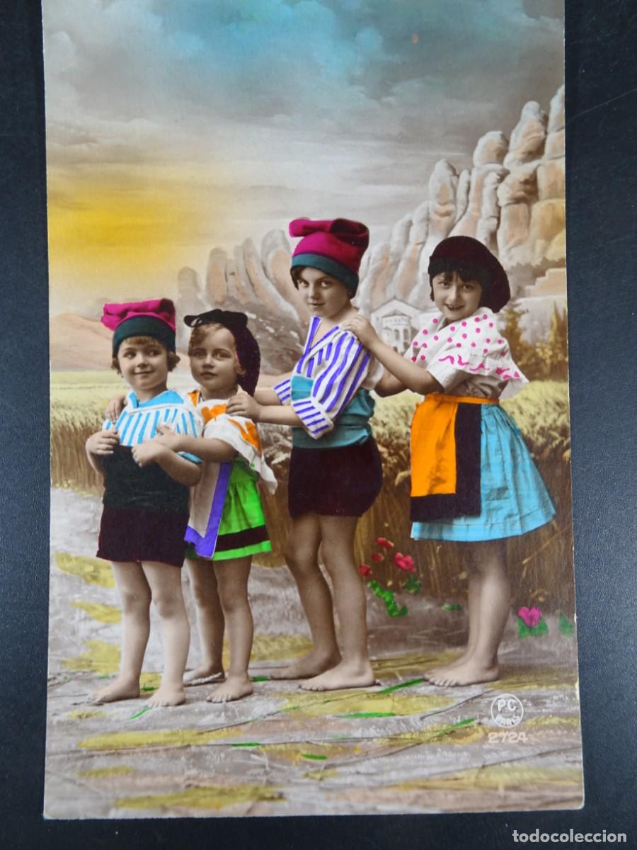 Postales: TARJETA POSTAL COLOREADA CPA, NI&Ntilde;AS, VER FOTOS