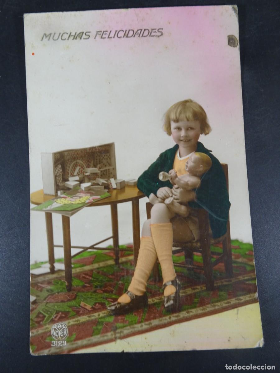 Postales: TARJETA POSTAL COLOREADA CPA, NI&Ntilde;A, MU&Ntilde;ECA, VER FOTOS