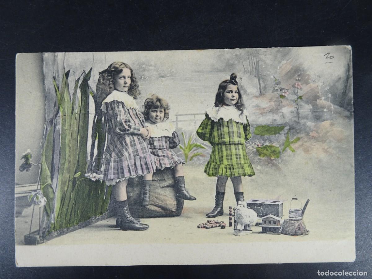 Postales: TARJETA POSTAL COLOREADA CPA, NI&Ntilde;AS, VER FOTOS