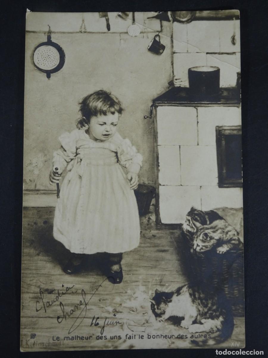 Postales: TARJETA POSTAL ILUSTRADA CPA, NI&Ntilde;A, VER FOTOS