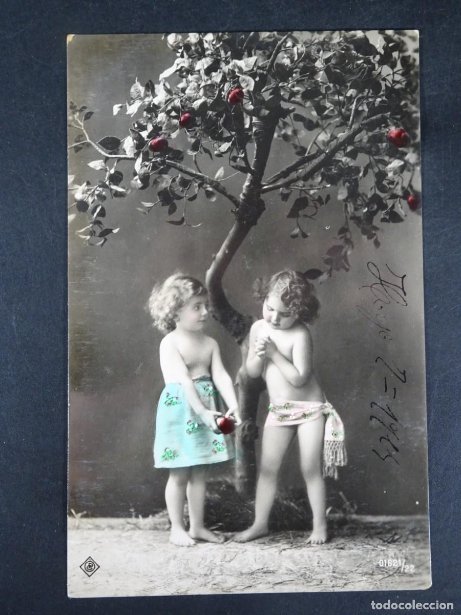 Postales: TARJETA POSTAL COLOREADA CPA, NI&Ntilde;AS, VER FOTOS