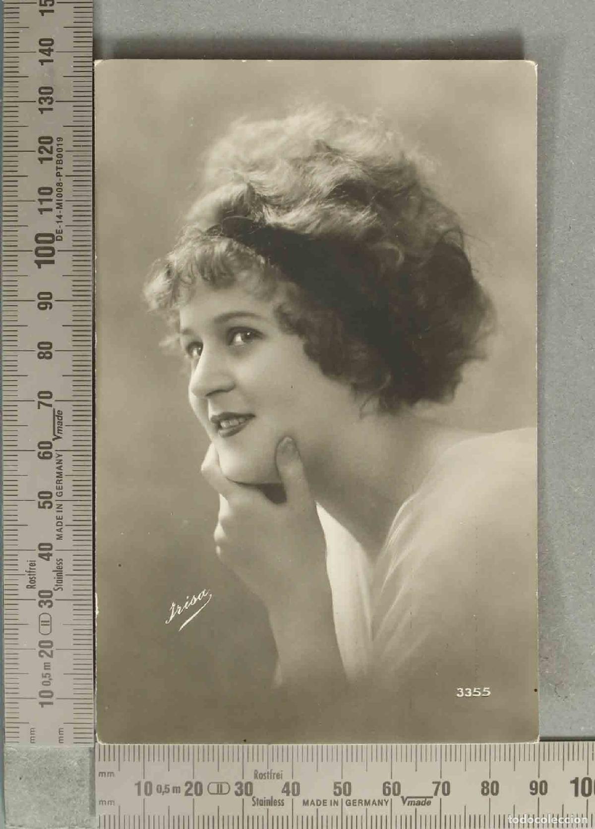 Postales: POSTAL. RETRATO JOVEN. IRISA.