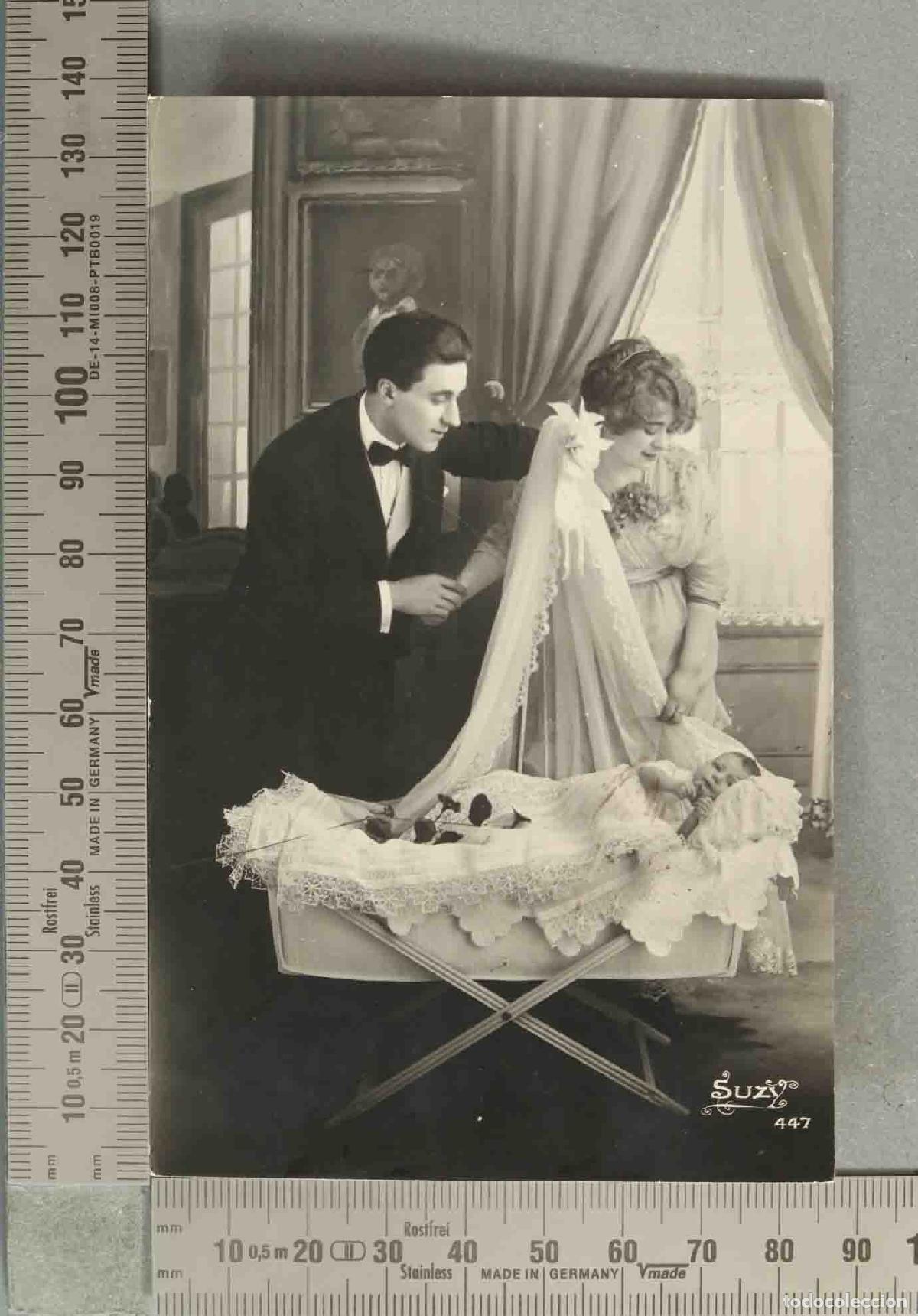 Postales: POSTAL. Suzy 447 -- Pareja con ni&ntilde;o