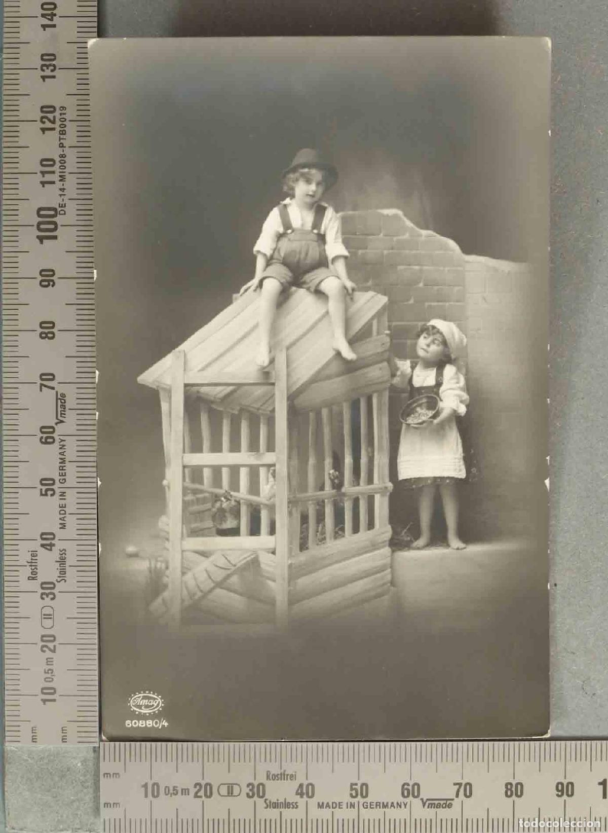 Postales: POSTAL. ENI&Ntilde;OS CAMPESINOS