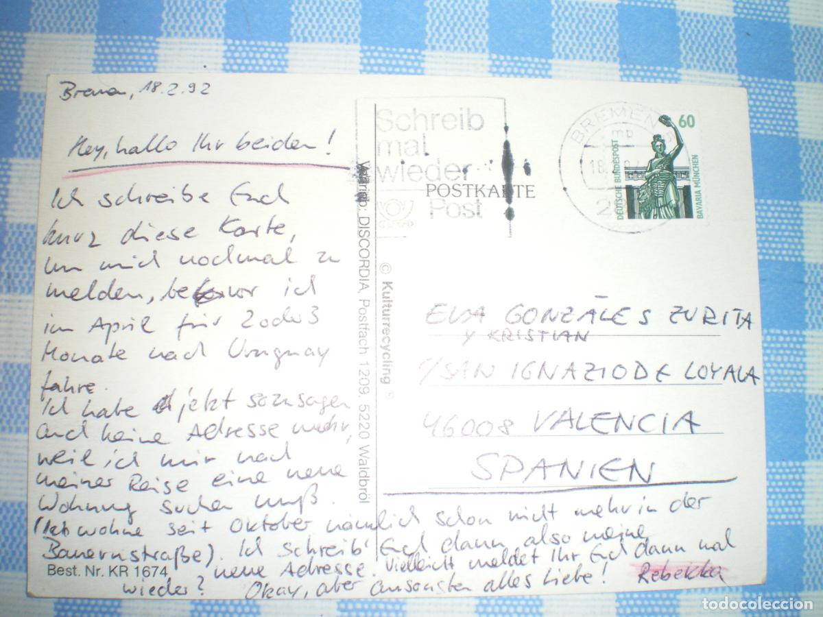 Postales: POSTAL NI&Ntilde;OS CON DICHO ALEMAN - Foto 2