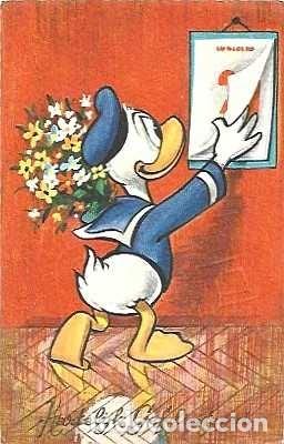 Postales: Holanda & Marcofilia, Donald Duck, Walt Disney, Utrech a Carcavelos Portugal 1966 4089)