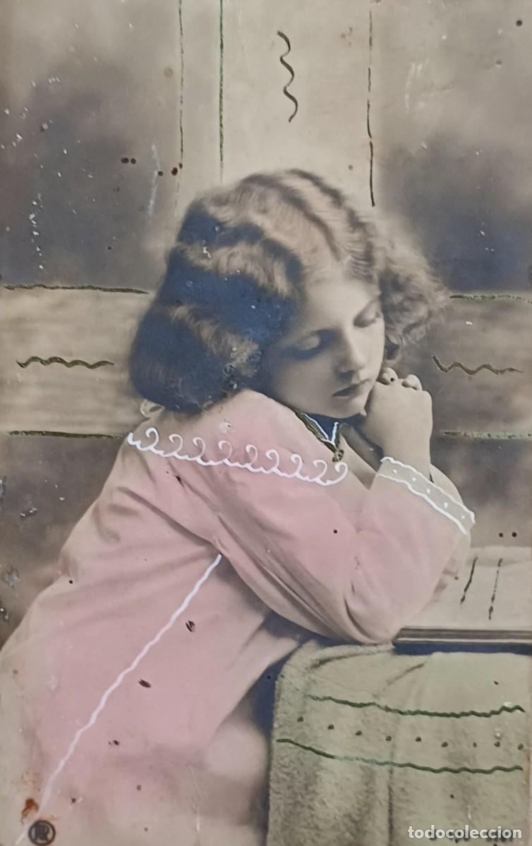 Postales: Ni&ntilde;a. Postal espa&ntilde;ola.