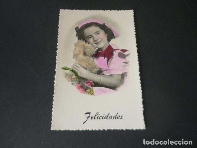 Postales: NI&Ntilde;A CON PERRO POSTAL - Foto 1