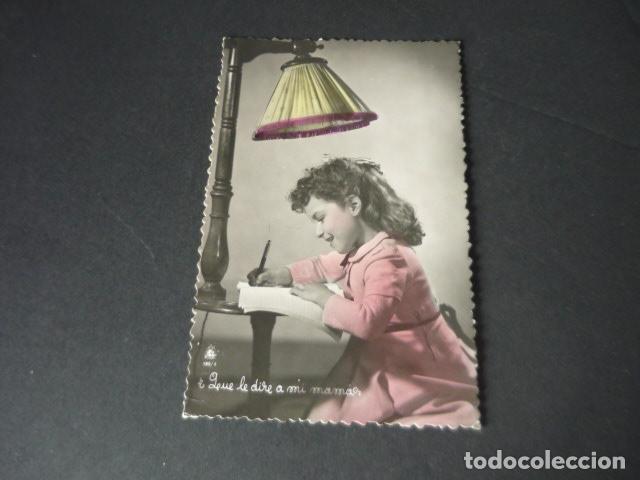Cartes Postales: NI&Ntilde;A ESCRIBIENDO CARTA POSTAL