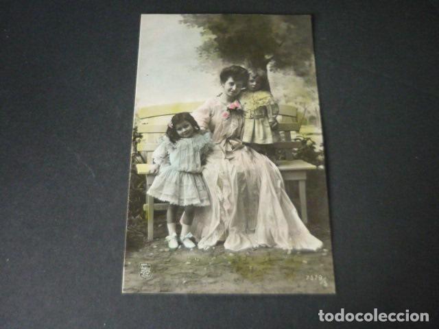 Postales: MADRE Y NI&Ntilde;AS POSTAL - Foto 1