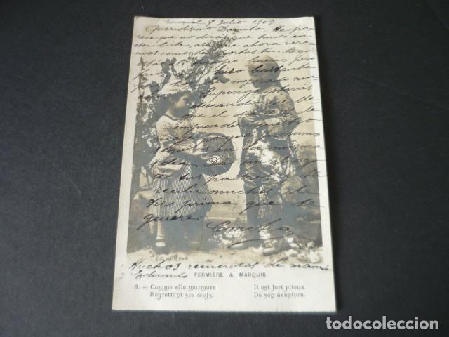 Postais: NI&Ntilde;AS ELEGANTES POSTAL