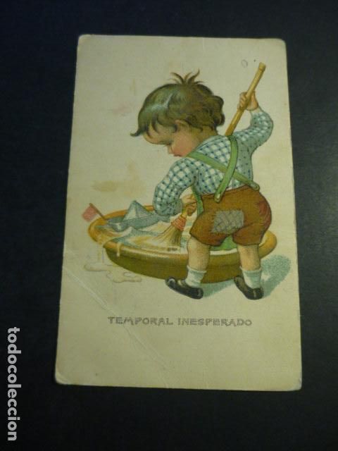 Postales: TEMPORAL INESPERADO NI&Ntilde;O POSTAL - Foto 1