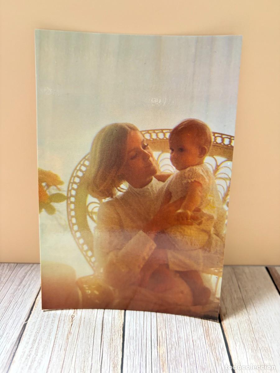 Postales: TARJETA POSTAL &ndash; MADRE CON BEB&Eacute; EN SILL&Oacute;N DE MIMBRE &ndash; CYZ