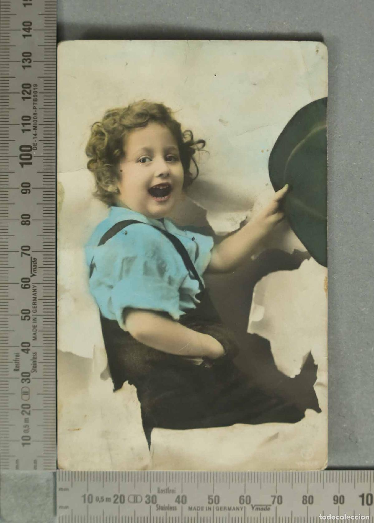 Postais: POSTAL. Ni&ntilde;a tirolesa - Sombrero alpino.