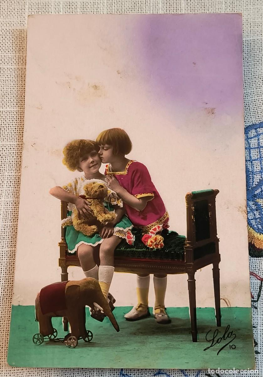 Postales: POSTAL | NI&Ntilde;OS CON JUGUETES