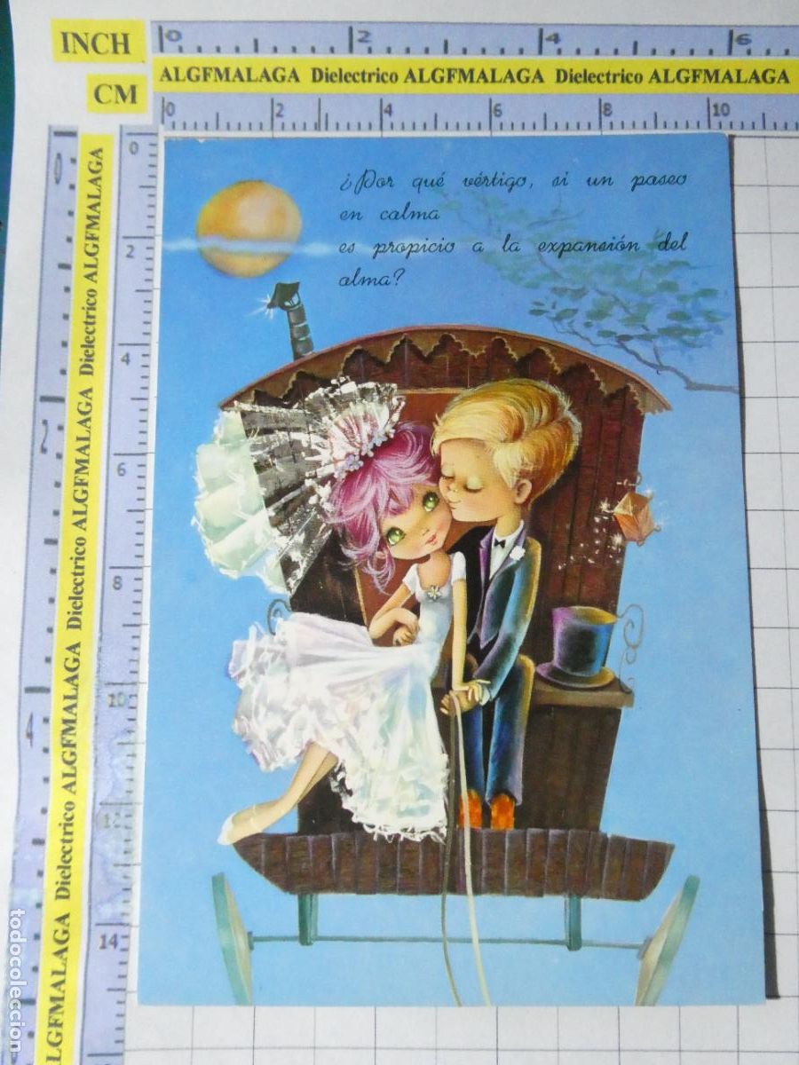 Postales: POSTAL DE NI&Ntilde;OS INFANTIL DIBUJOS. A&Ntilde;O 1967. ENAMORADOS BODA NOVIOS. 6824 CYZ. 2531