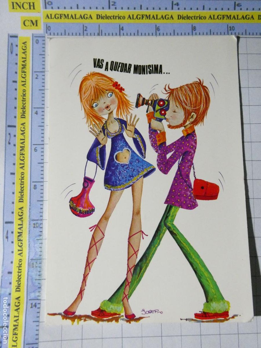 Postales: POSTAL DE NI&Ntilde;OS INFANTIL DIBUJOS. A&Ntilde;O 1969. MUJER MODELO FOT&Oacute;GRAFO. 7046 CYZ. 2540