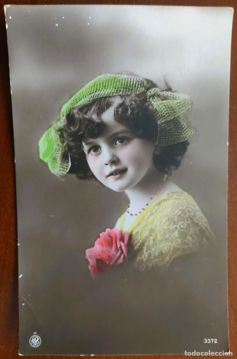 Postales: POSTAL COLOREADA PRECIOSA NI&Ntilde;A- NPG 3372
