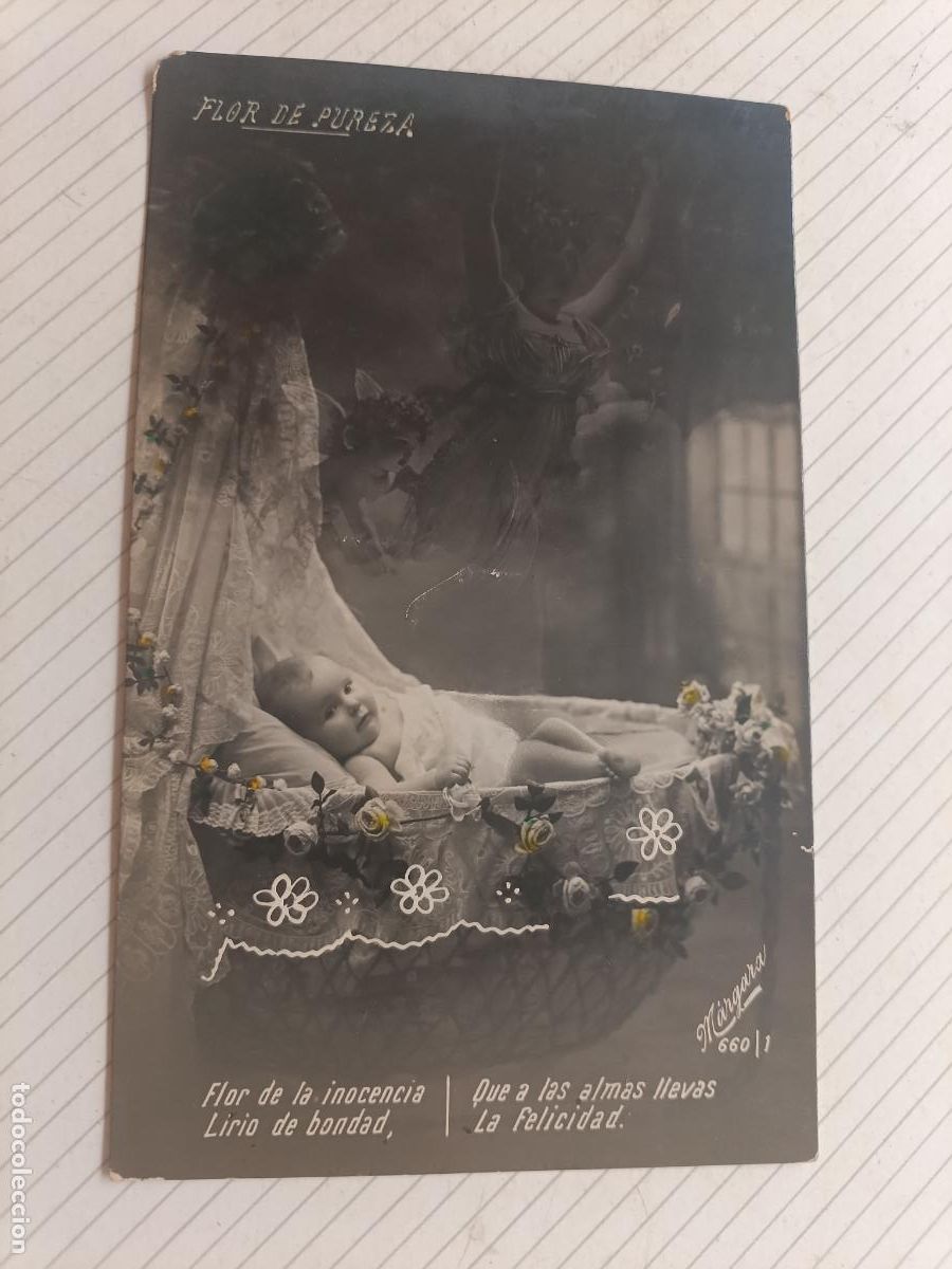 Postales: Postal rom&aacute;ntica. Ni&ntilde;o. Escrita a&ntilde;os 20. M&aacute;rgara firmada