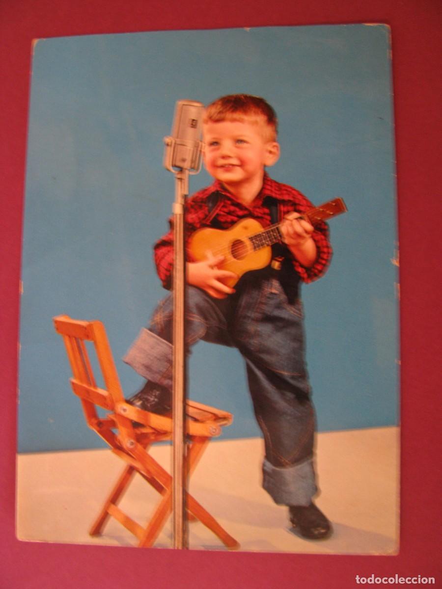 Postales: POSTAL DE UN NI&Ntilde;O CON GUITARRA. ED. GARAMI. ITALIA. ESCRITA
