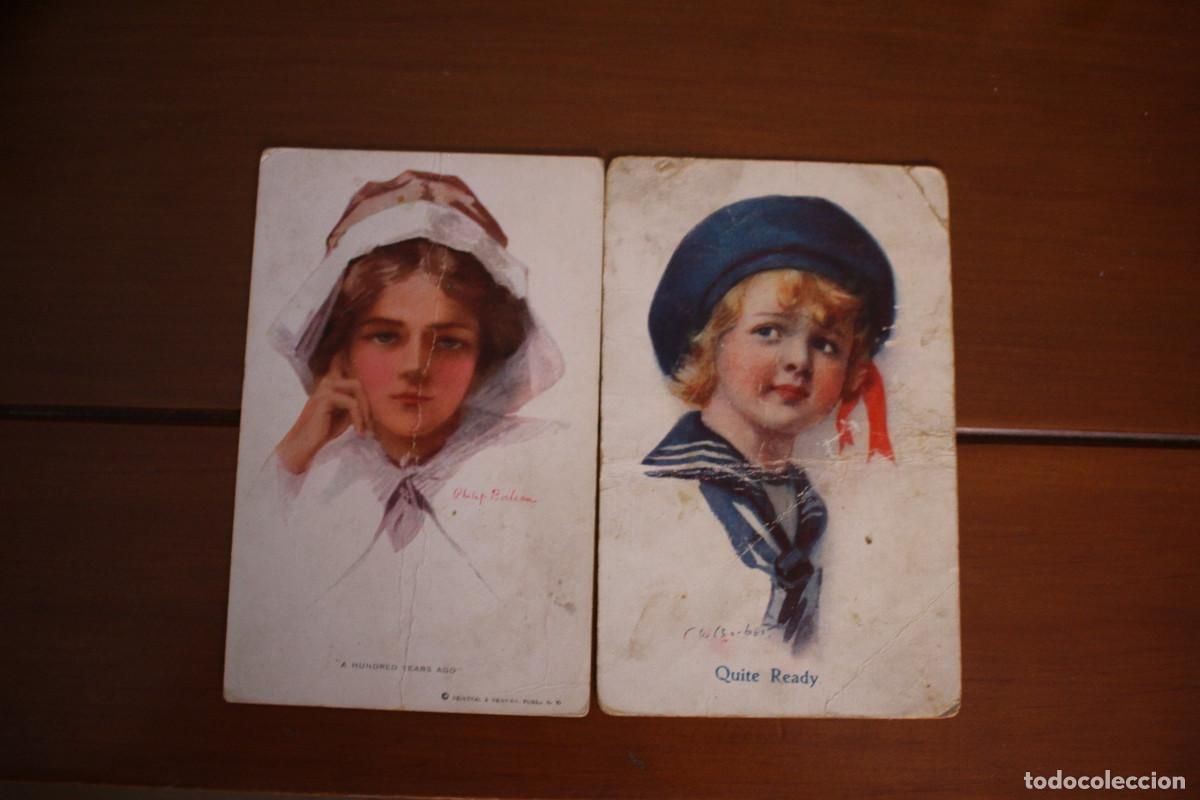 Postales: Dos postales antiguas de principios del siglo XX