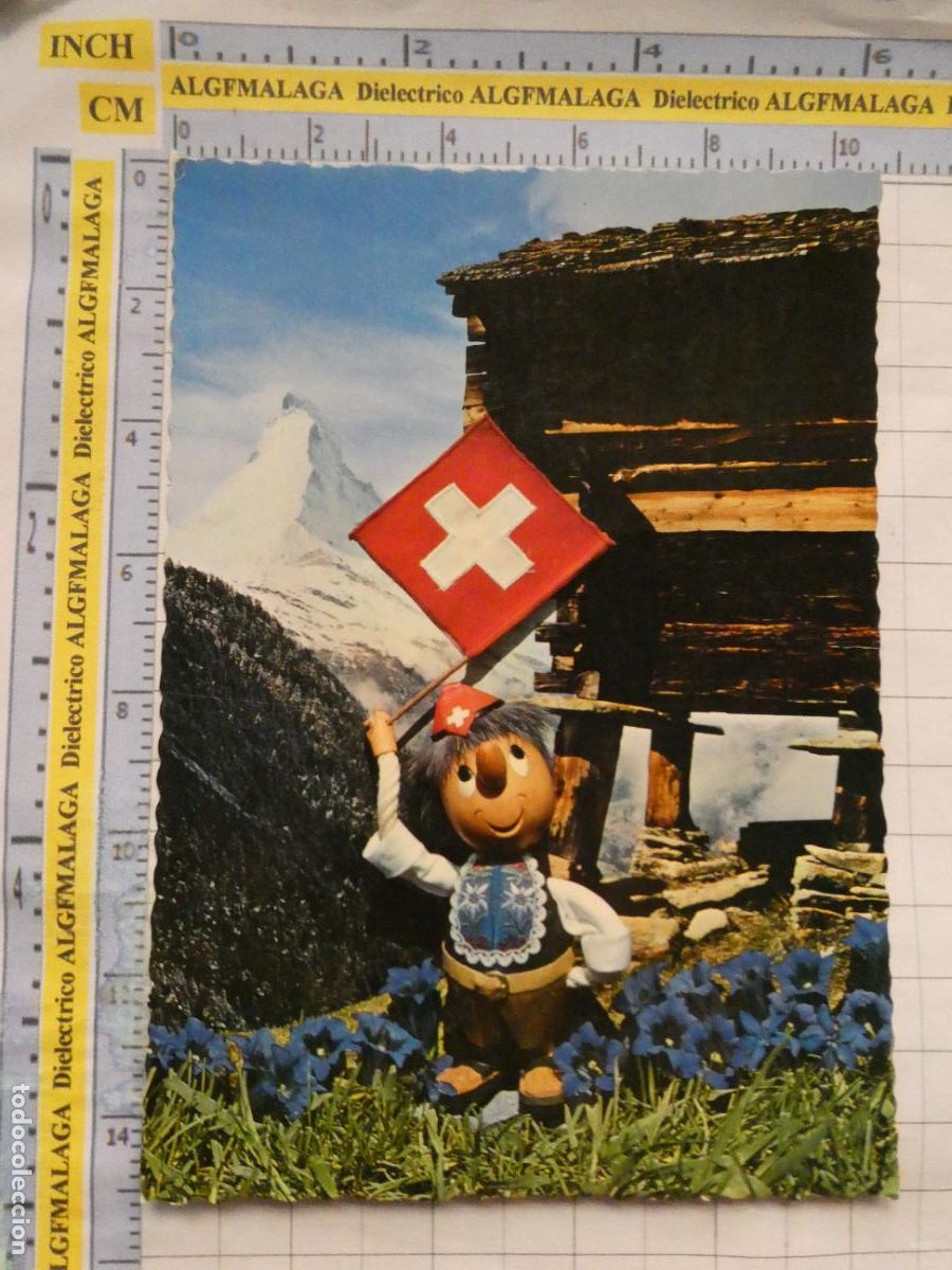 Postales: POSTAL DE NI&Ntilde;OS INFANTIL DIBUJOS. MU&Ntilde;ECO MARIONETA SUIZA. 2974