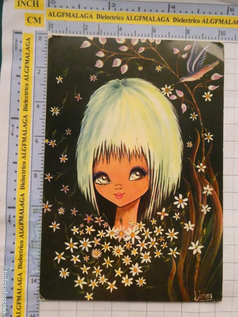Postales: POSTAL DE NI&Ntilde;OS INFANTIL DIBUJOS. A&Ntilde;O 1968 NI&Ntilde;A MUJERCITA ILUSTRADOR LIMES. 2978