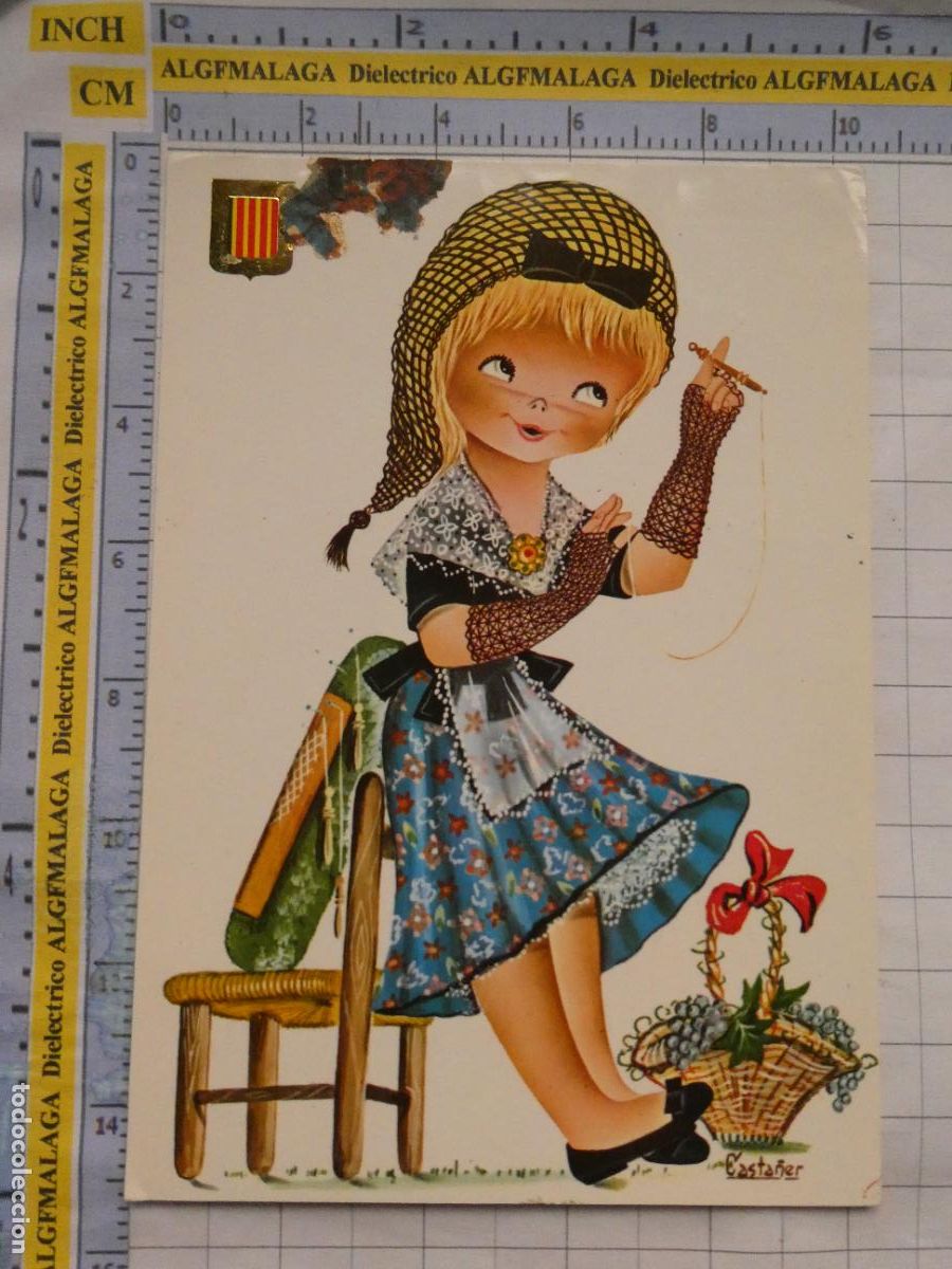 Postales: POSTAL DE NI&Ntilde;OS INFANTIL DIBUJOS. A&Ntilde;O 1968 TRAJES REGIONALES CATALU&Ntilde;A . 2986