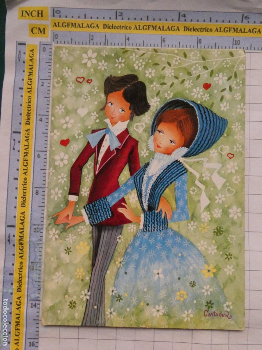 Postales: POSTAL DE NI&Ntilde;OS INFANTIL DIBUJOS. A&Ntilde;O 1971. ENAMORADOS ILUSTRADOR CASTA&Ntilde;ER. 2988