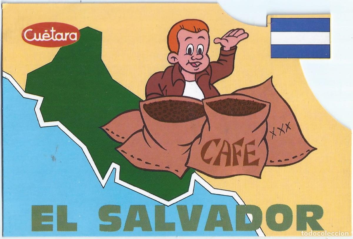Postales: El Salvador - Quinto Centeneraio - TVE - Cu&eacute;tara - B.R.B. Internacional (1990) &iexcl;Sin circular!