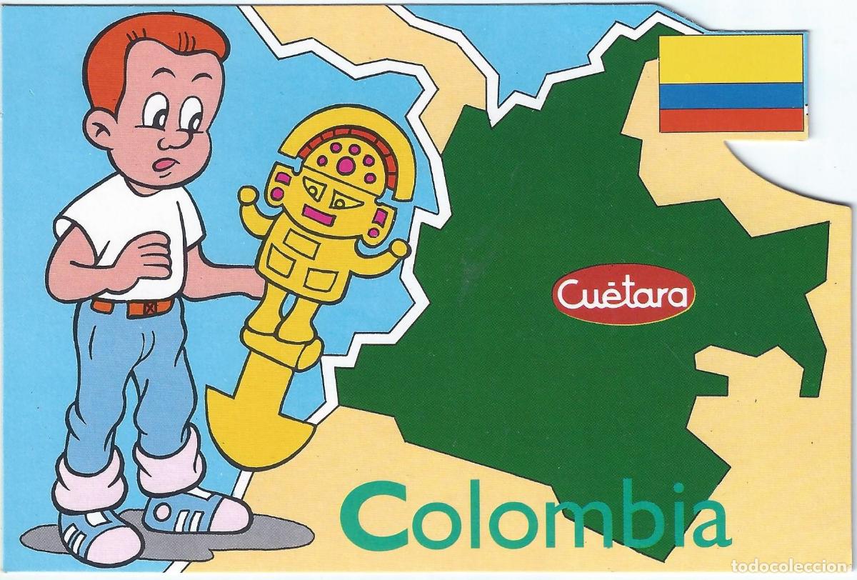 Postales: Colombia - Quinto Centeneraio - TVE - Cu&eacute;tara - B.R.B. Internacional (1990) &iexcl;Sin circular!