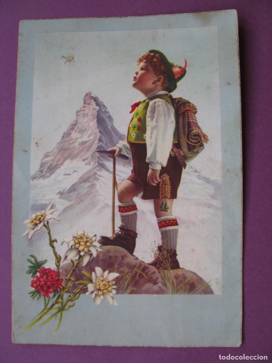 Postales: POSTAL DE UN NI&Ntilde;O. ALPES. C. Y Z. S/500 N&ordm; 37. ESCRITA