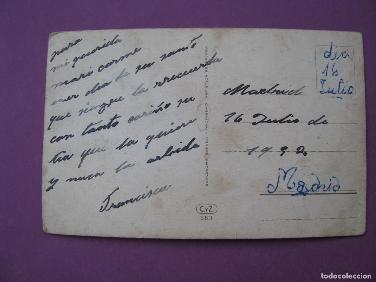 Postales: POSTAL DE UNA NI&Ntilde;A. C. Y Z. 583 - Foto 2