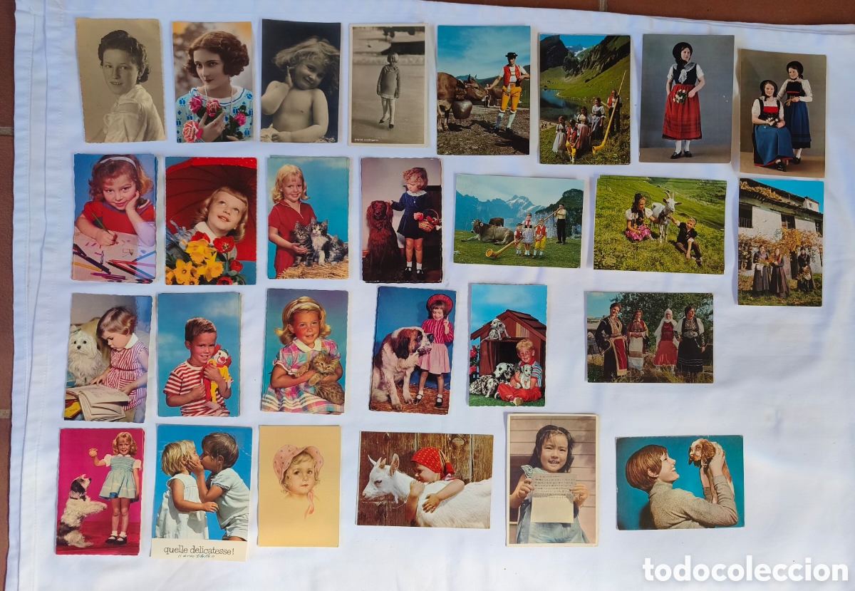 Postales: POSTALES DE INFANCIA, JUVENTUD y TRAJES T&Iacute;PICOS