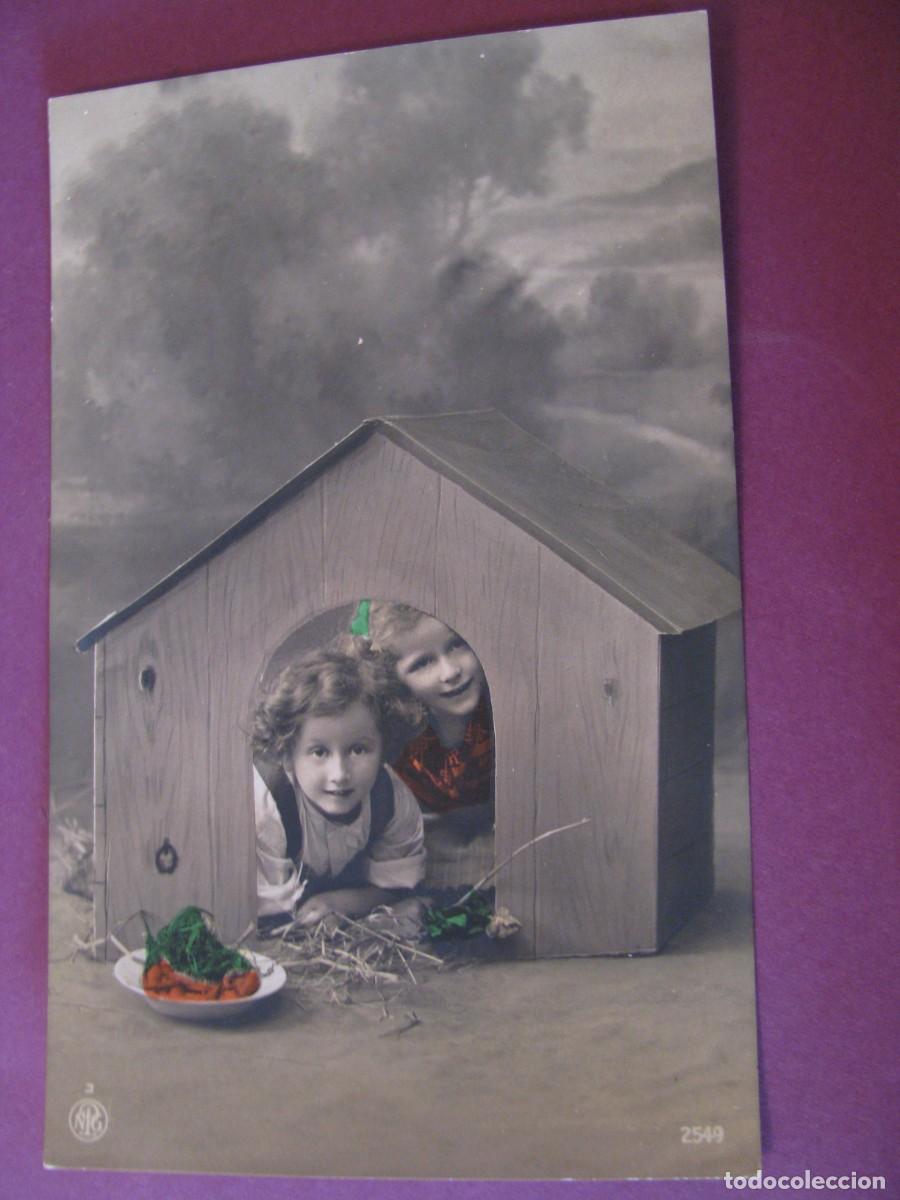 Postales: ANTIGUA POSTAL. NI&Ntilde;AS. NPG 2549. SIN ESCRIBIR