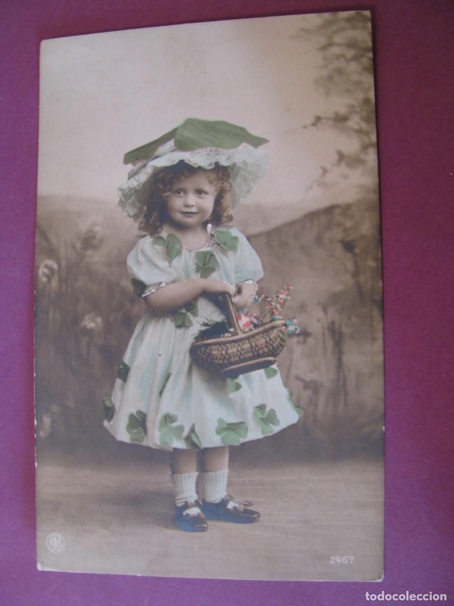 Postales: ANTIGUA POSTAL. NI&Ntilde;A. NPG 2467. CIRCULADA 1913 ITALIA