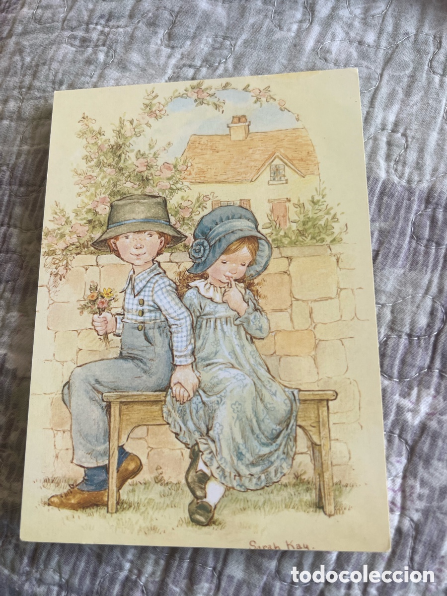Postkarten: Postal Sarah kay a&ntilde;os 80