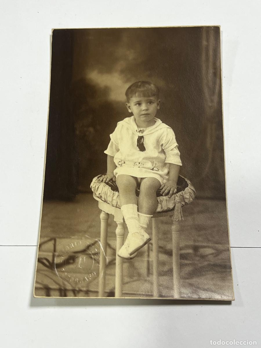 Postales: TARJETA POSTAL INFANTIL. CUBA. NI&Ntilde;O SENTADO. FOT&Oacute;GRAFO ANTONIO TUDELA.
