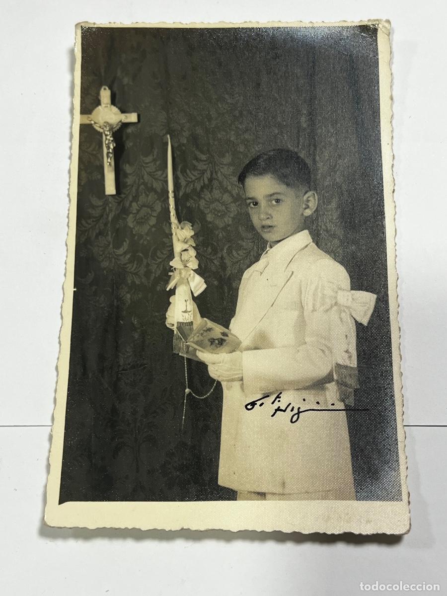 Postales: TARJETA POSTAL INFANTIL. CUBA. NI&Ntilde;O EN SU PRIMERA COMUNION. 1954