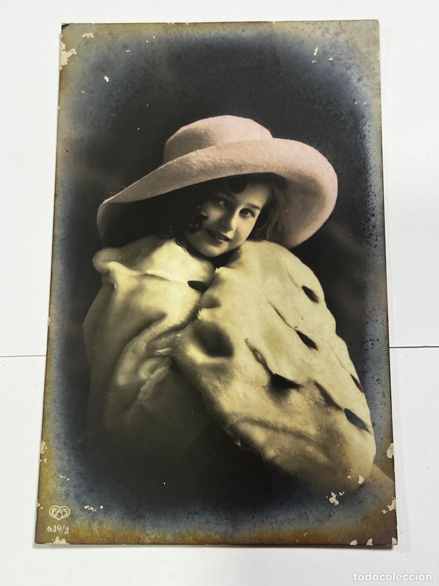 Postales: TARJETA POSTAL INFANTIL. CUBA. NI&Ntilde;A CON SOMBRERO.