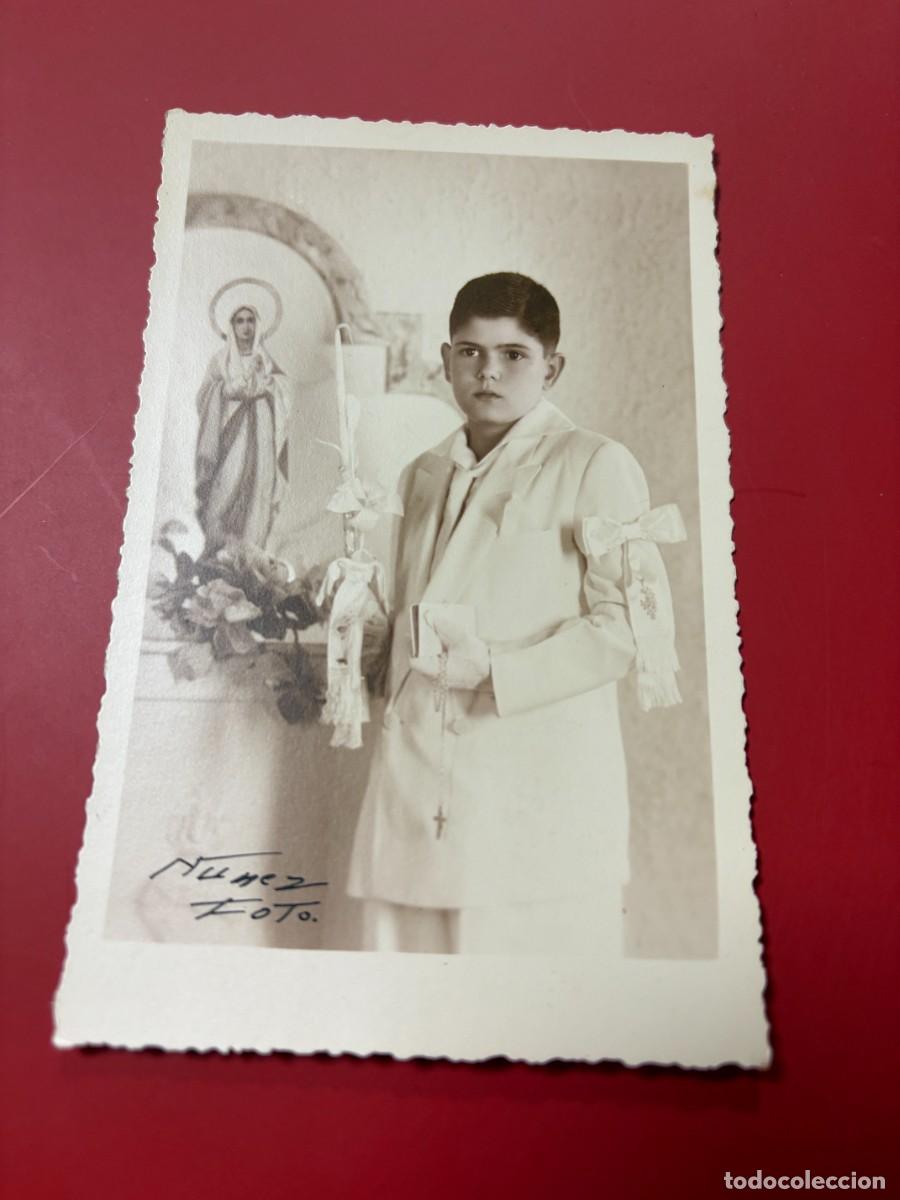 Postales: POSTAL FOTOGR&Aacute;FICA - PRIMERA COMUNI&Oacute;N DE NI&Ntilde;O - NU&Ntilde;EZ FOTO - LA HABANA - CUBA