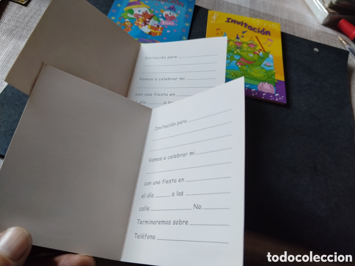 Postales: 4 tarjetas invitaci&oacute;n infantil - Foto 2