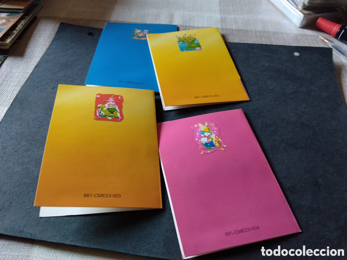Postales: 4 tarjetas invitaci&oacute;n infantil - Foto 3
