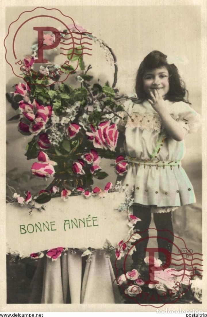 Postcards: Bonne Ann&eacute;e Des Gamins Kids Children Ni&ntilde;os