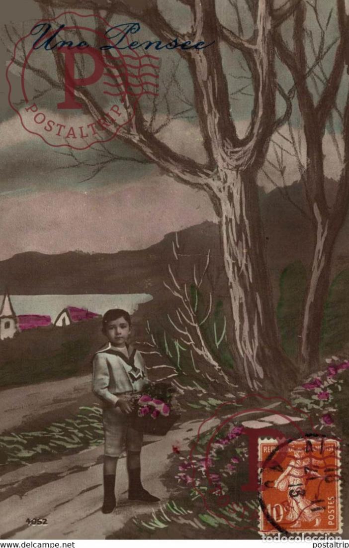 Postales: Une Pensee Des Gamins Kids Children Ni&ntilde;os