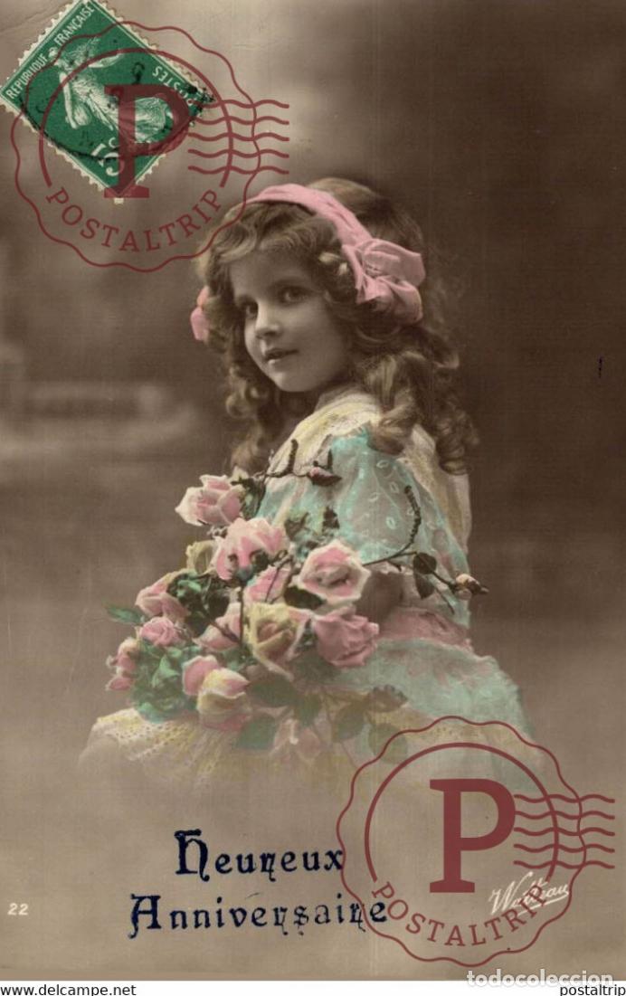 Postales: Heureux Anniversaire Des Gamins Kids Children Ni&ntilde;os